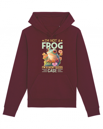 I'm Not A Frog I'm A Hop-Eless Case Burgundy