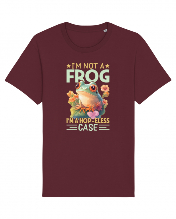 I'm Not A Frog I'm A Hop-Eless Case Burgundy