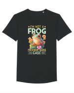 I'm Not A Frog I'm A Hop-Eless Case Tricou mânecă scurtă guler larg Bărbat Skater