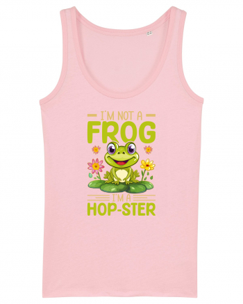 I'm Not A Frog I'm A Hop-Ster Cotton Pink