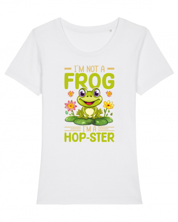 I'm Not A Frog I'm A Hop-Ster White