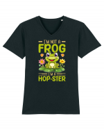 I'm Not A Frog I'm A Hop-Ster Tricou mânecă scurtă guler V Bărbat Presenter