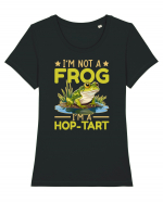 I'm Not A Frog I'm A Hop-Tart Tricou mânecă scurtă guler larg fitted Damă Expresser