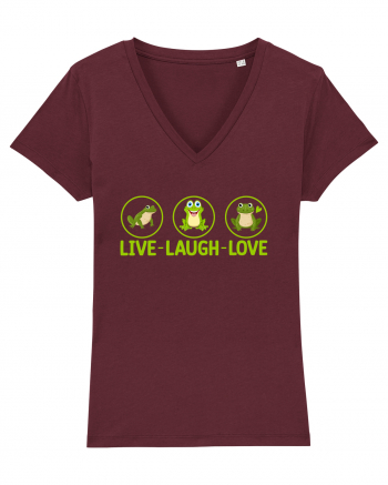 LIVE LAUGH LOVE Burgundy