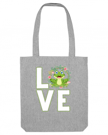 LOVE Frog Heather Grey