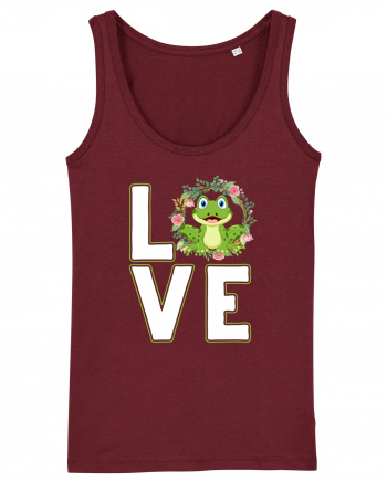 LOVE Frog Burgundy