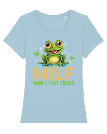 MILF Man I Love Frogs Sky Blue