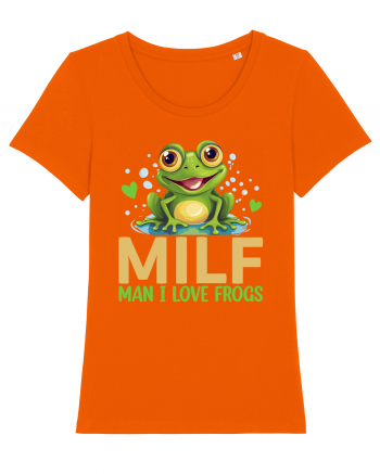 MILF Man I Love Frogs Bright Orange