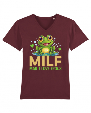 MILF Man I Love Frogs Burgundy