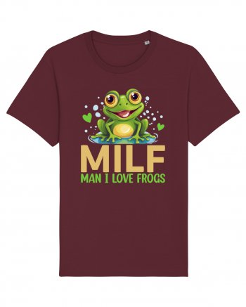 MILF Man I Love Frogs Burgundy