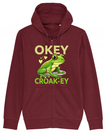 Okey Croak-ey Burgundy