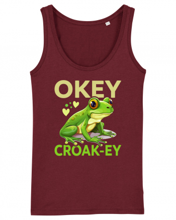 Okey Croak-ey Burgundy