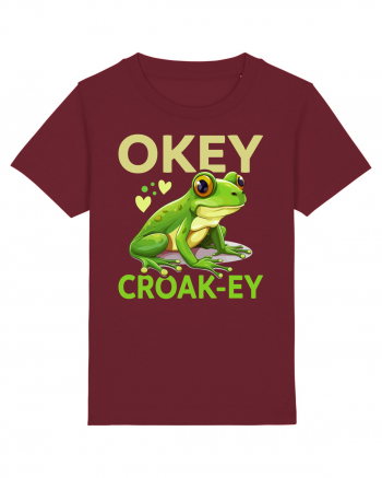 Okey Croak-ey Burgundy