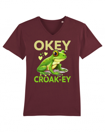 Okey Croak-ey Burgundy