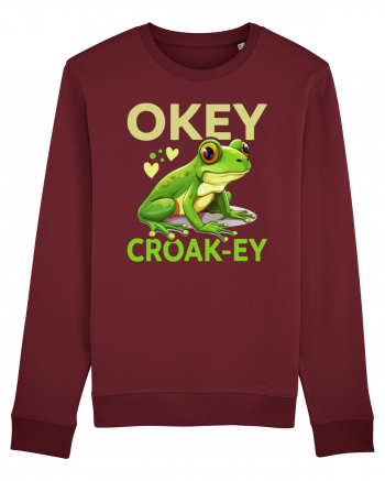 Okey Croak-ey Burgundy