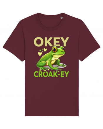 Okey Croak-ey Burgundy