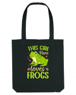 This Girl Here Loves Frogs Sacoșă textilă