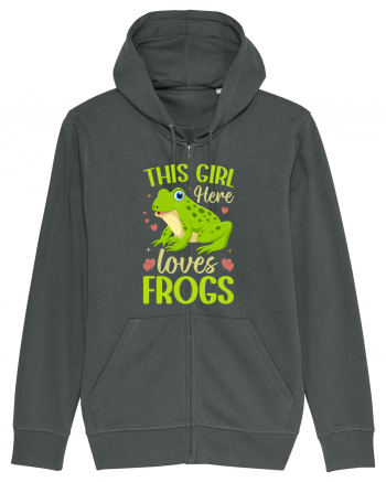 This Girl Here Loves Frogs Anthracite