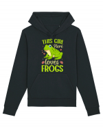 This Girl Here Loves Frogs Hanorac Unisex Drummer