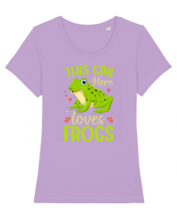 This Girl Here Loves Frogs Lavender Dawn