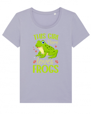 This Girl Here Loves Frogs Lavender