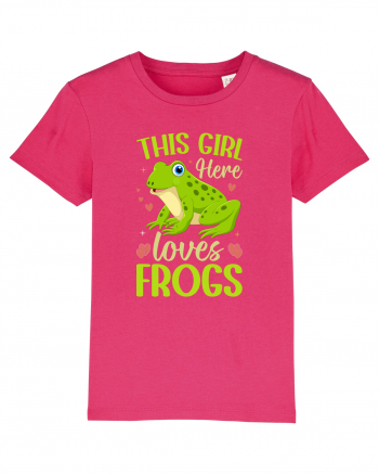 This Girl Here Loves Frogs Raspberry