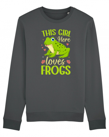 This Girl Here Loves Frogs Anthracite