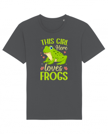 This Girl Here Loves Frogs Anthracite