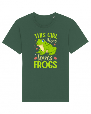 This Girl Here Loves Frogs Bottle Green