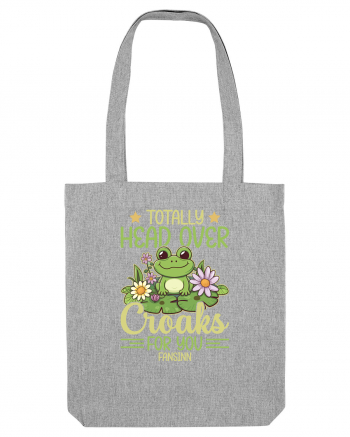 Totally Head Over Croaks For You Fansinn Heather Grey