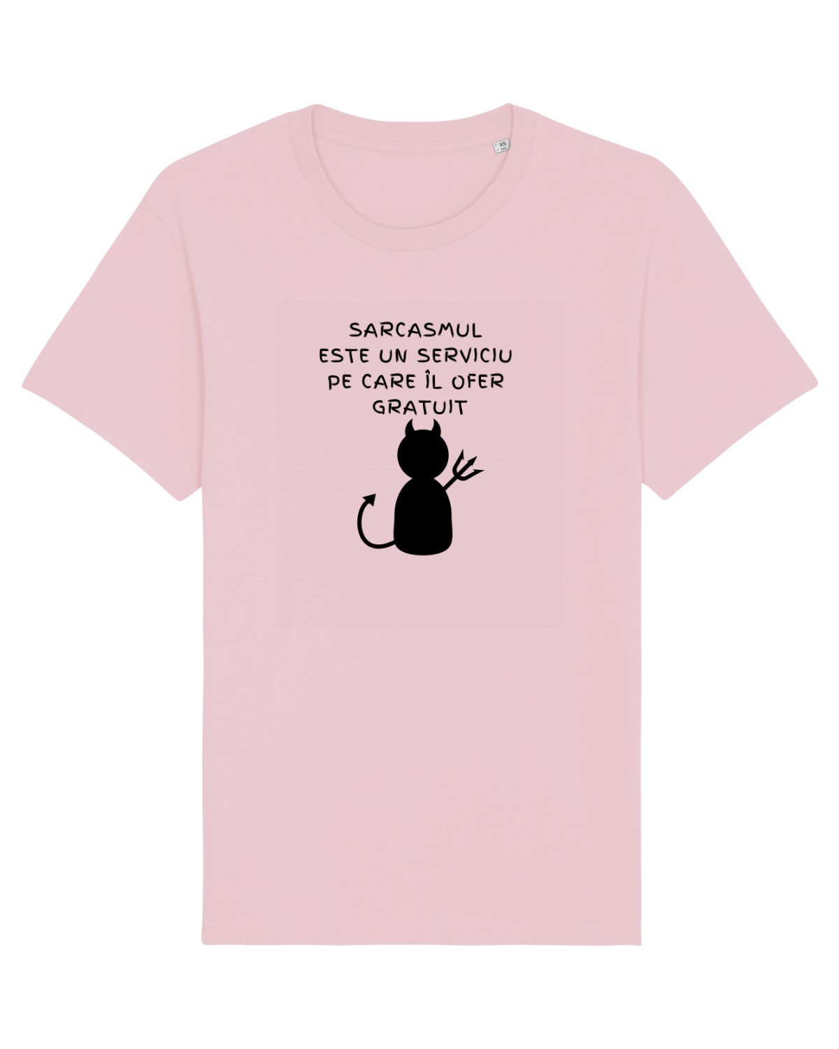 Tricou mânecă scurtă Unisex Rocker Cotton Pink