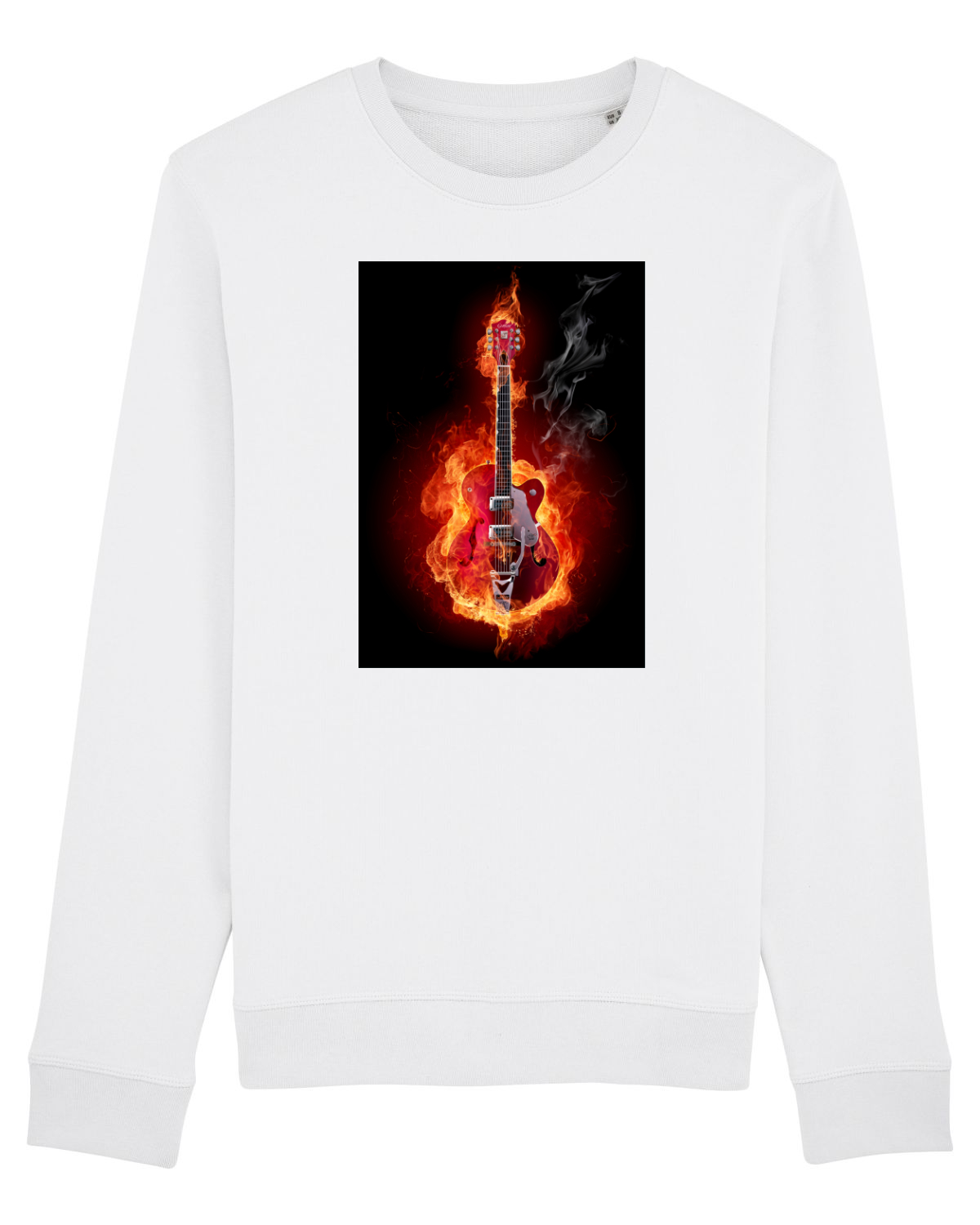 Bluză mânecă lungă Unisex Rise White