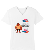 ÎNTÂLNIREA CU MONȘTRII - HALLOWEEN Tricou mânecă scurtă guler V Bărbat Presenter