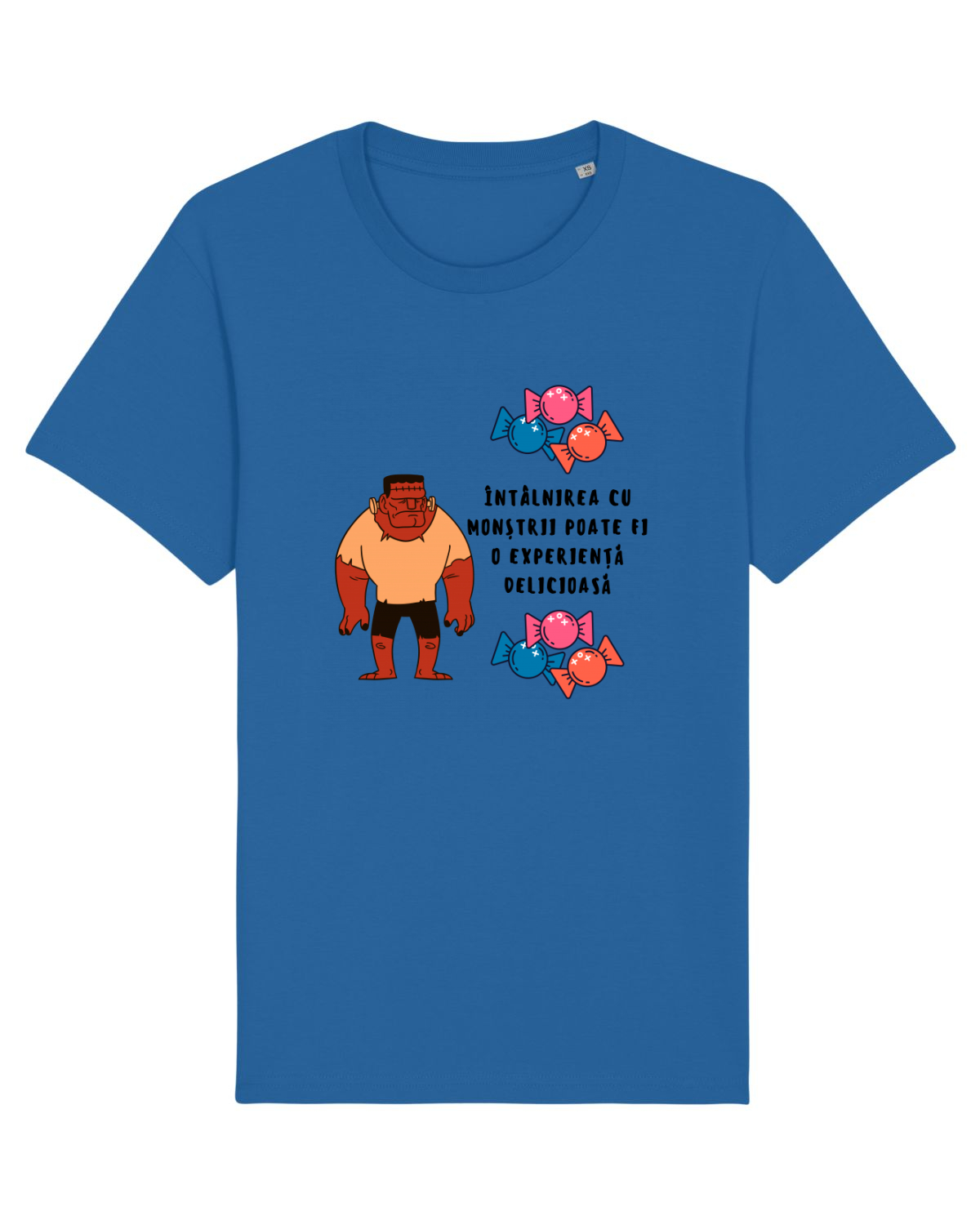Tricou mânecă scurtă Unisex Rocker Royal Blue