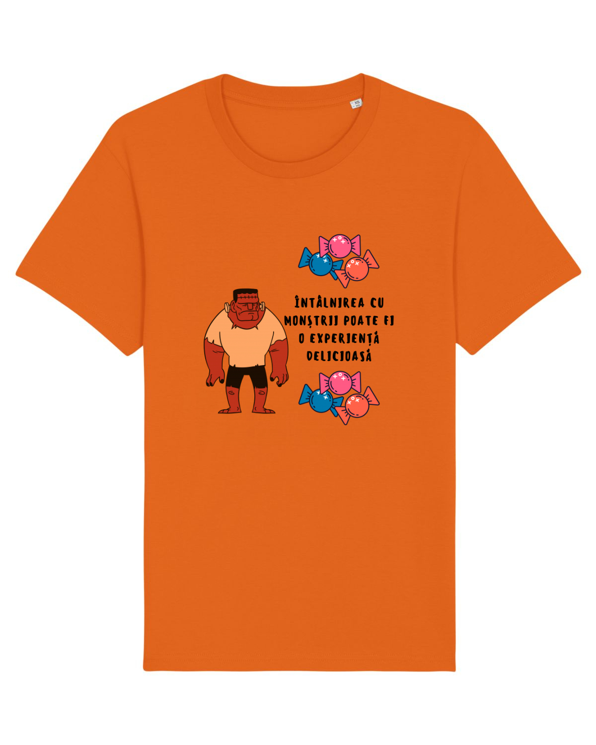 Tricou mânecă scurtă Unisex Rocker Bright Orange