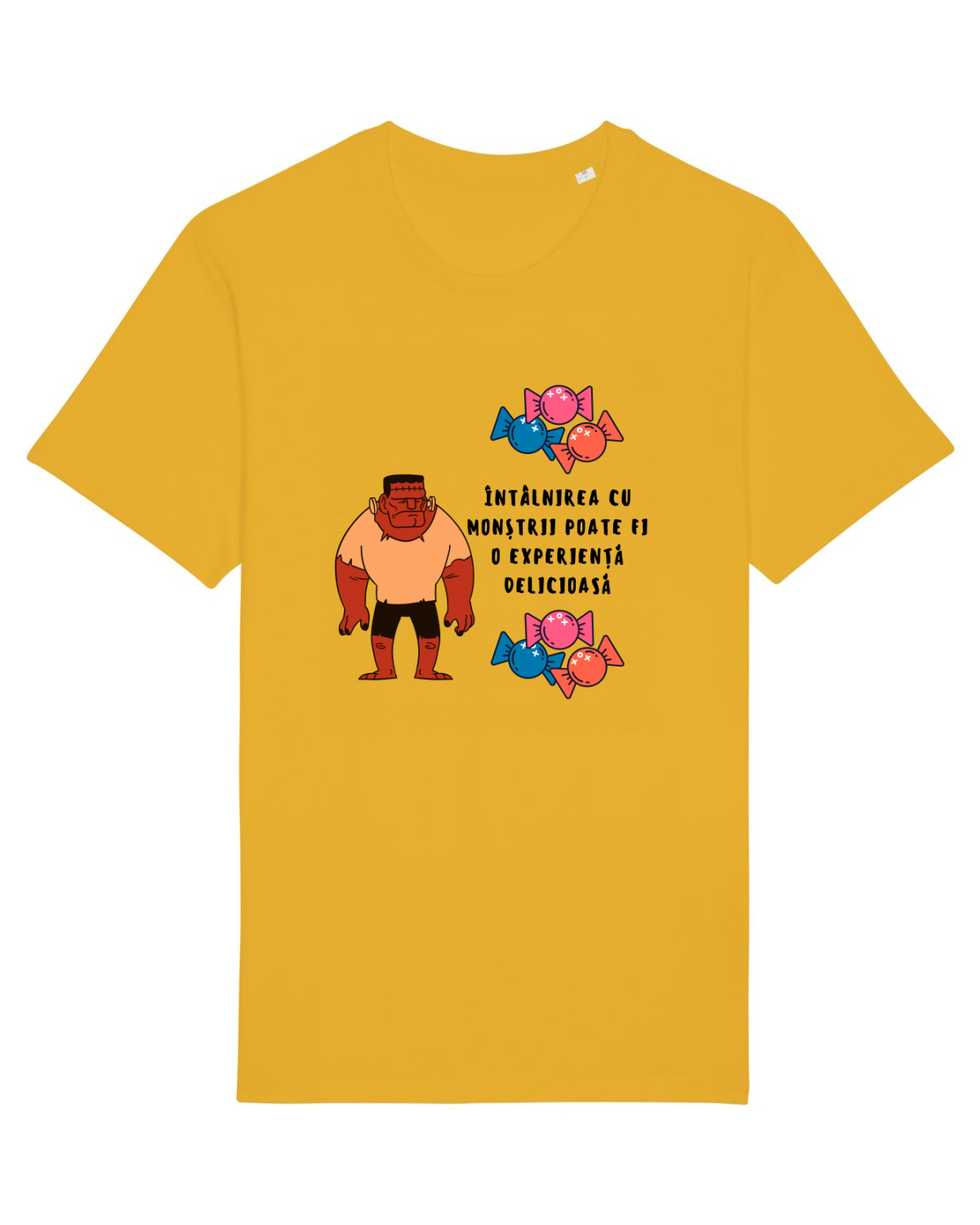 Tricou mânecă scurtă Unisex Rocker Spectra Yellow
