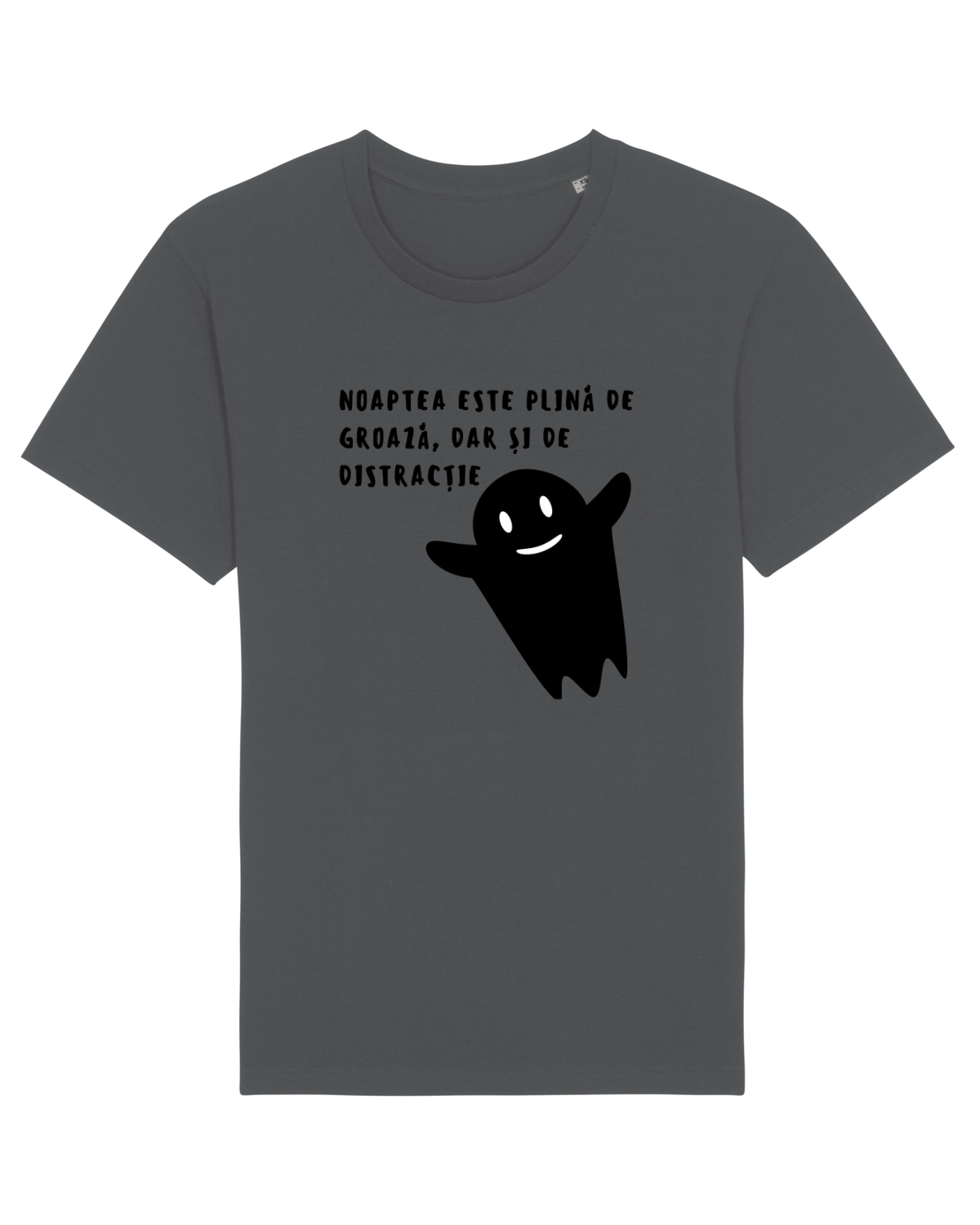 Tricou mânecă scurtă Unisex Rocker Anthracite