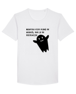 NOAPTEA ESTE PLINĂ DE GROAZĂ - HALLOWEEN Tricou mânecă scurtă guler larg Bărbat Skater
