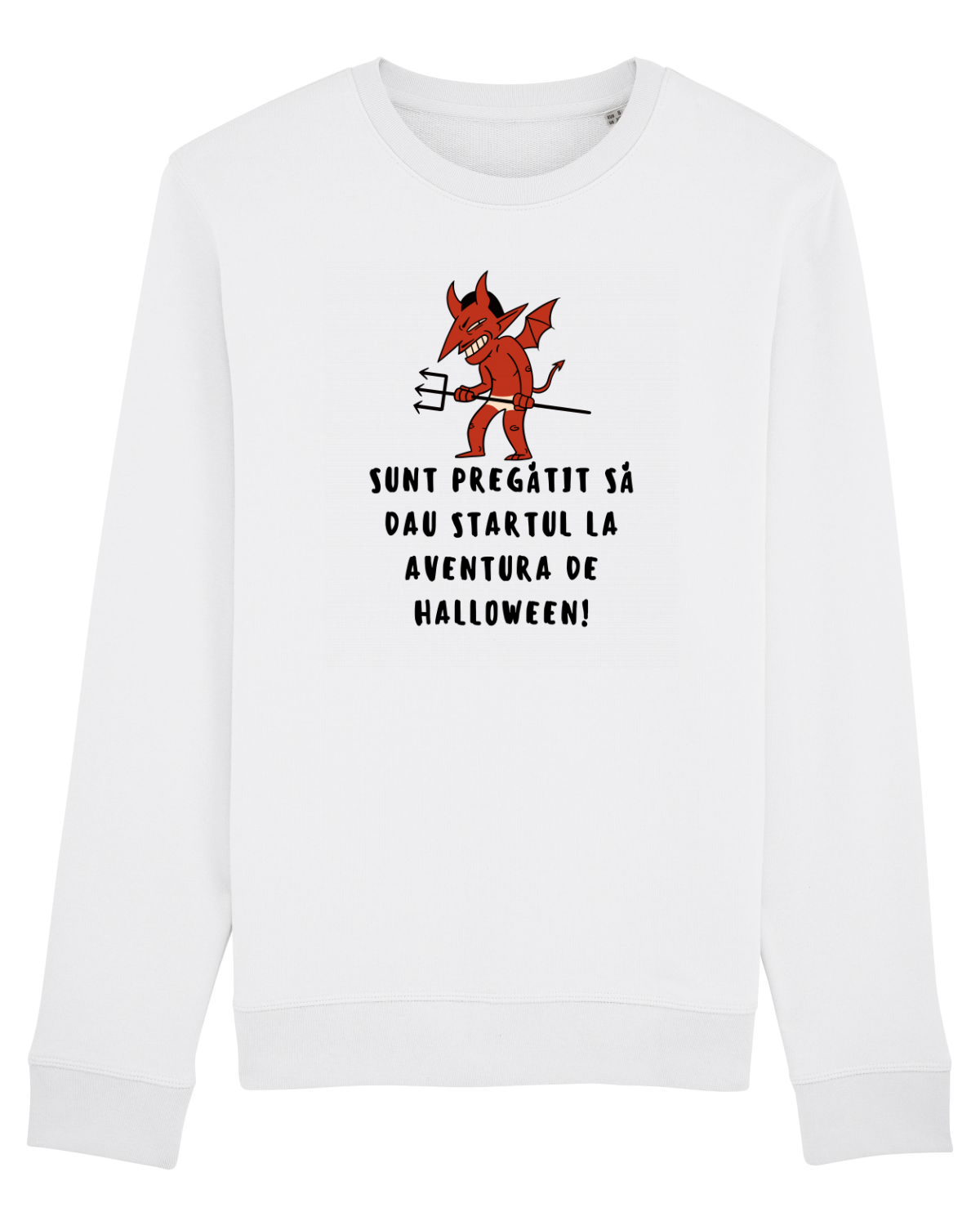 Bluză mânecă lungă Unisex Rise White