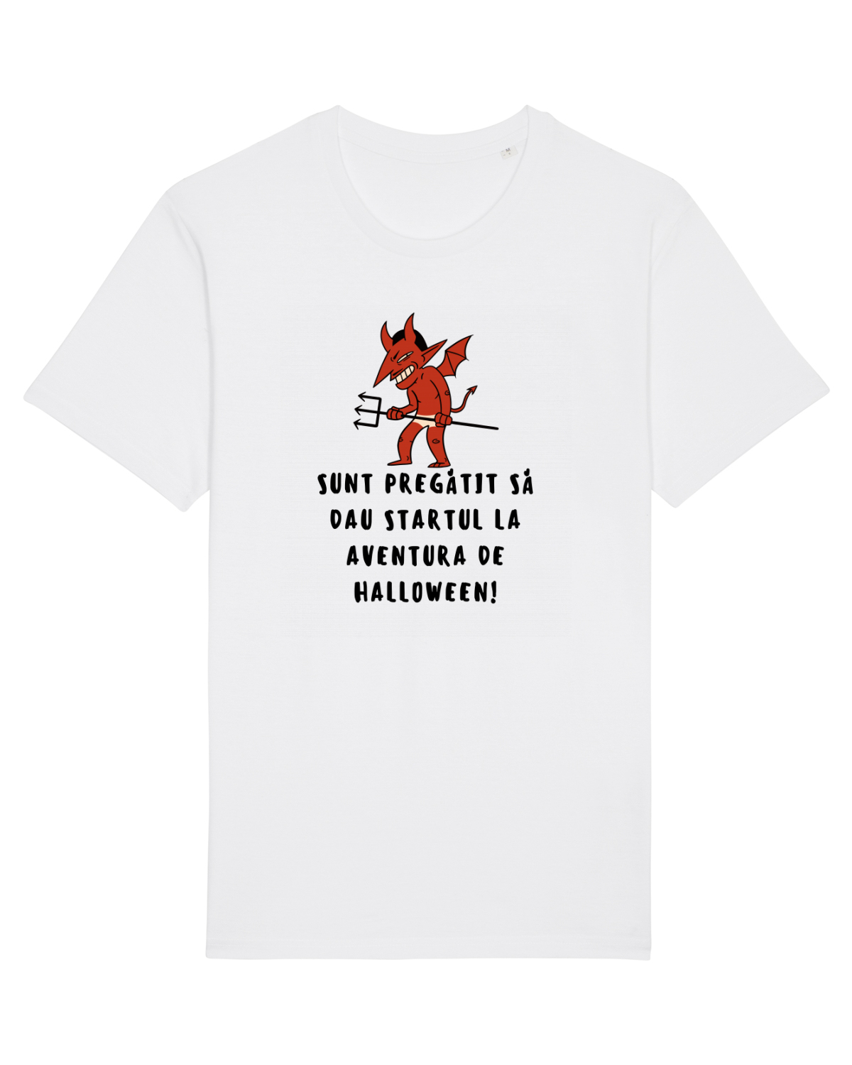 Tricou mânecă scurtă Unisex Rocker White