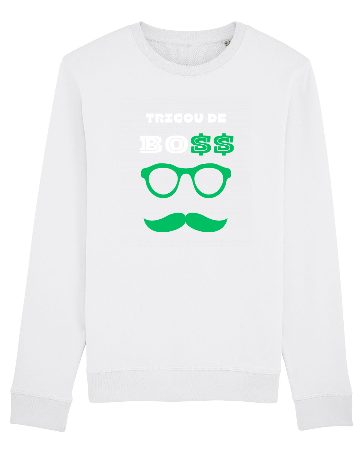Bluză mânecă lungă Unisex Rise White