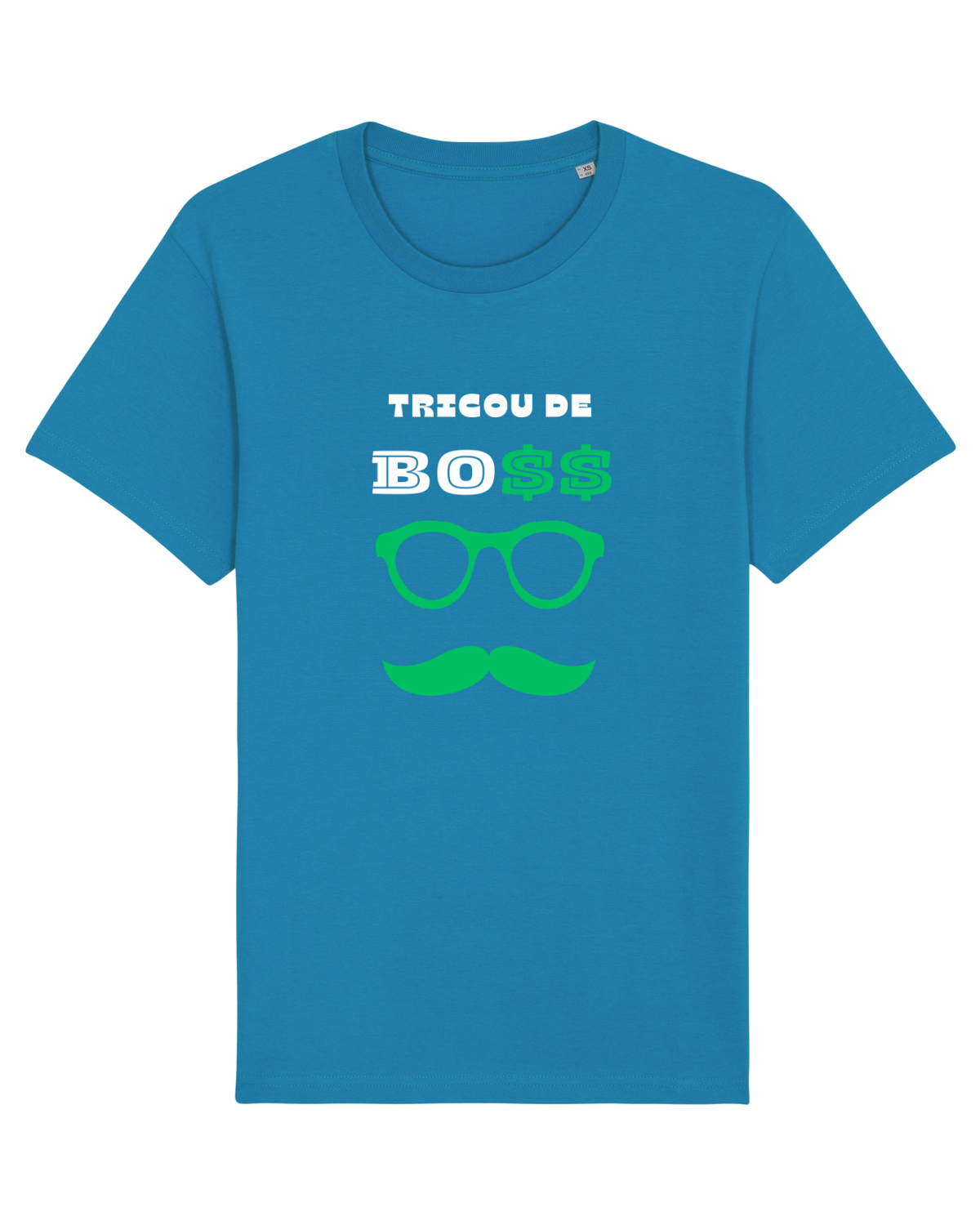 Tricou mânecă scurtă Unisex Rocker Azur
