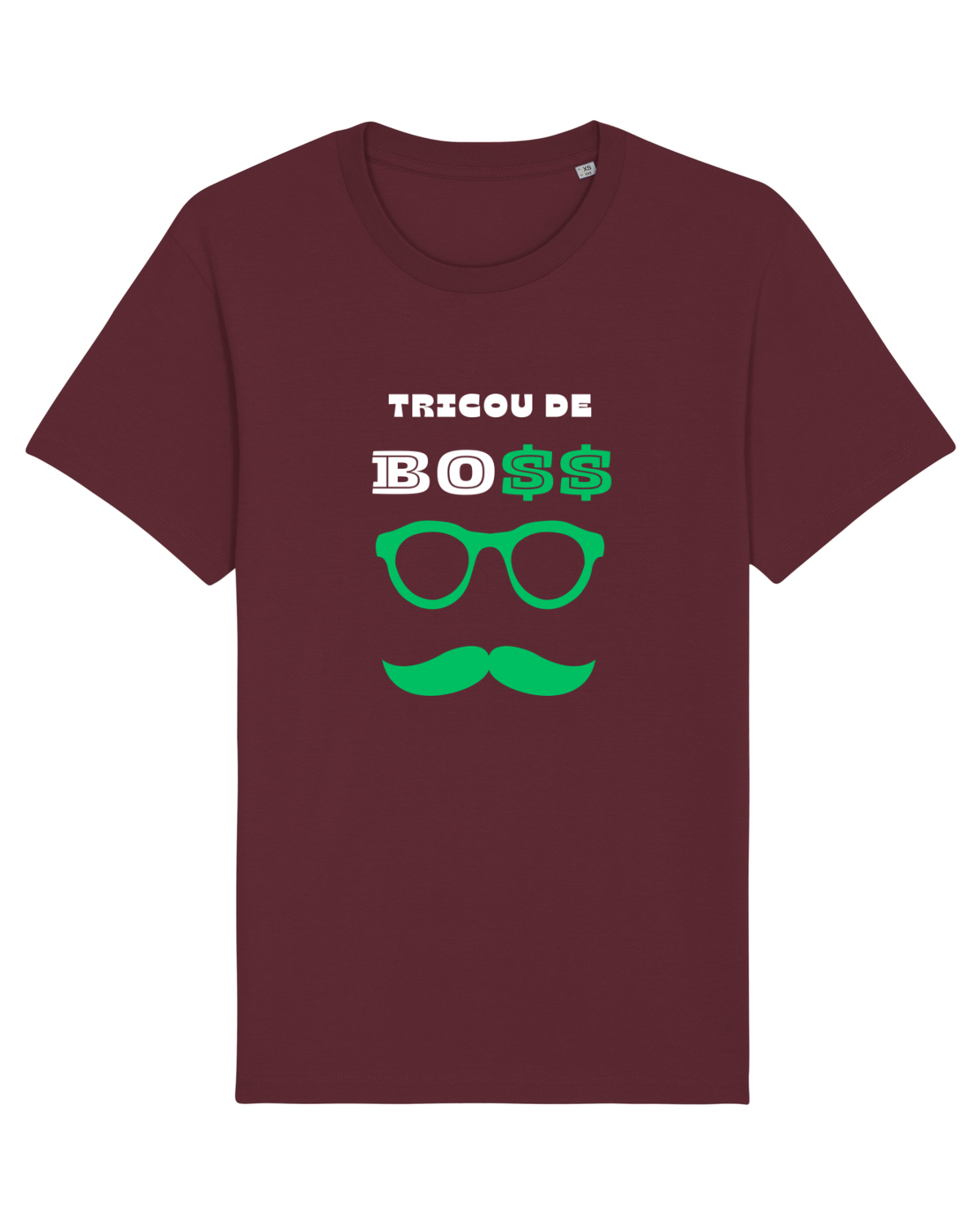 Tricou mânecă scurtă Unisex Rocker Burgundy