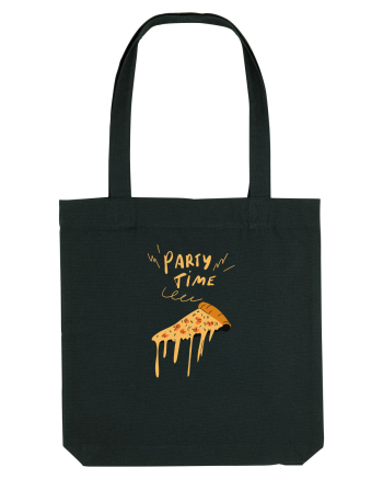 PARTY TIME - PIZZA Black
