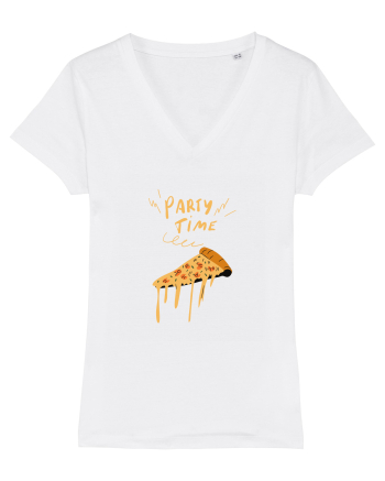 PARTY TIME - PIZZA White