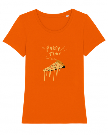PARTY TIME - PIZZA Bright Orange