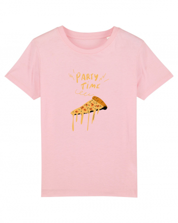 PARTY TIME - PIZZA Cotton Pink