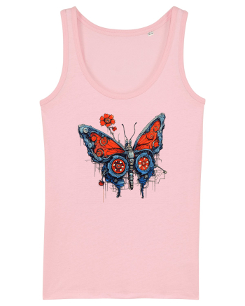 Fluture robot Cotton Pink
