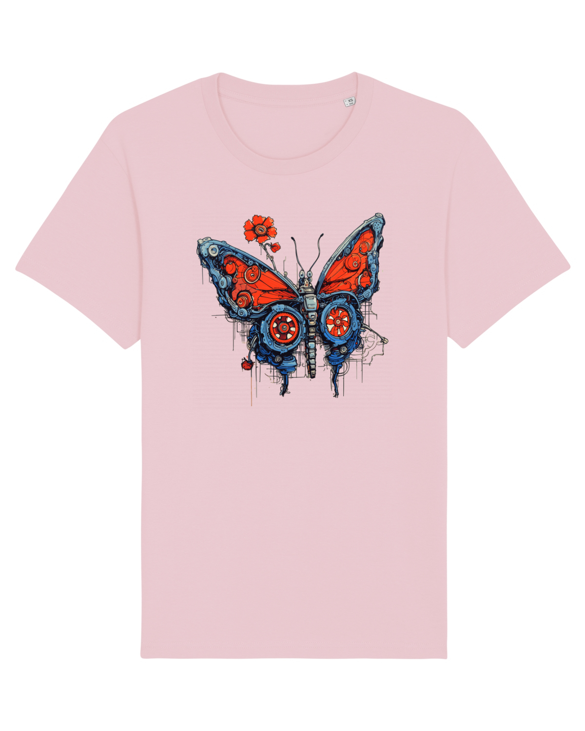 Tricou mânecă scurtă Unisex Rocker Cotton Pink
