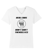 Real cars Tricou mânecă scurtă guler V Bărbat Presenter